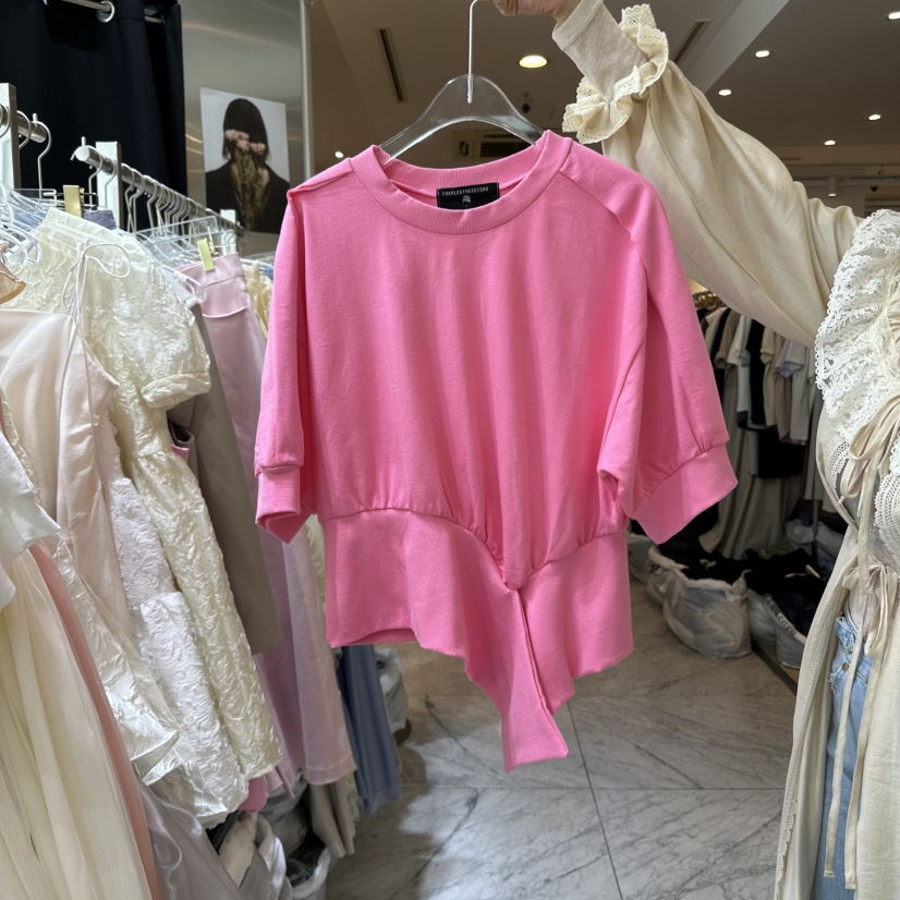 CHEAP-CHIC韓國代購女裝新品休閑25春夏時尚真品職業熱賣T恤CHEAP-CHIC/CHARLES THE SECONDT恤圖色2