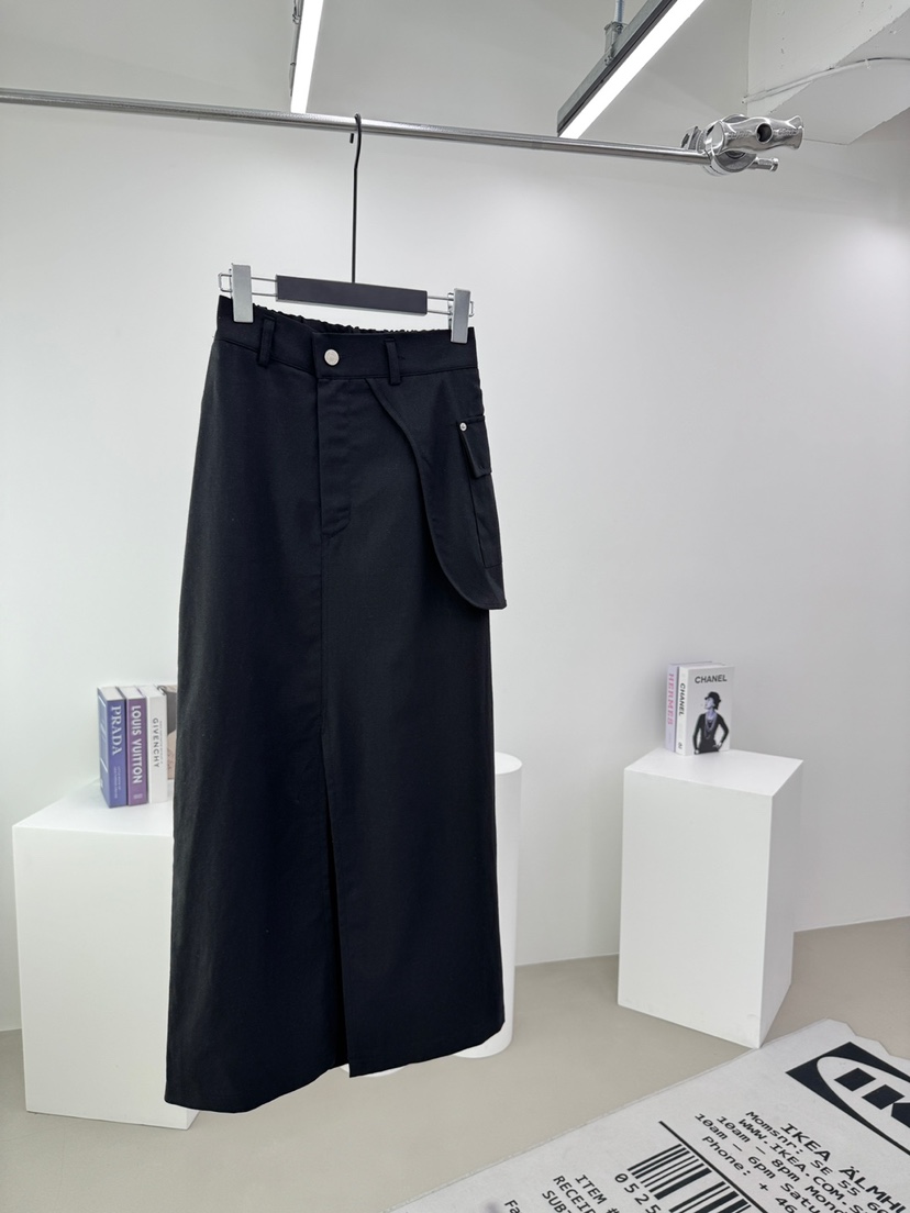 RED-A韓國代購女士新品熱賣真品25春夏職業人氣休閑長裙亞麻RED-A長裙圖色3