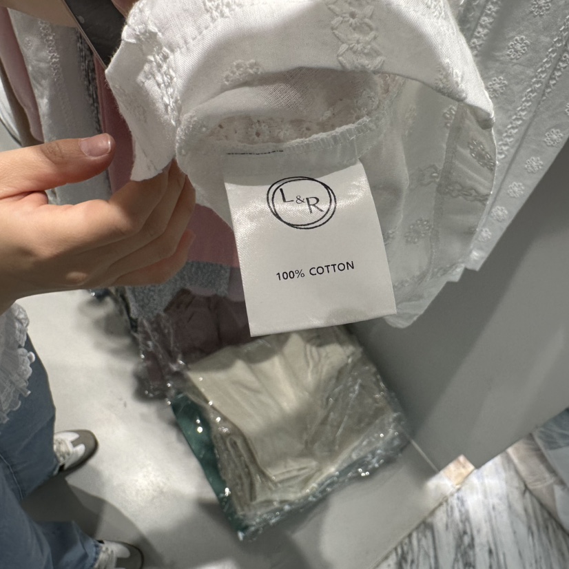 LORING RE I韓國直郵女裝新品真品熱賣推薦時尚襯衫蕾絲衫LORING RE-I/BARE襯衫/蕾絲衫