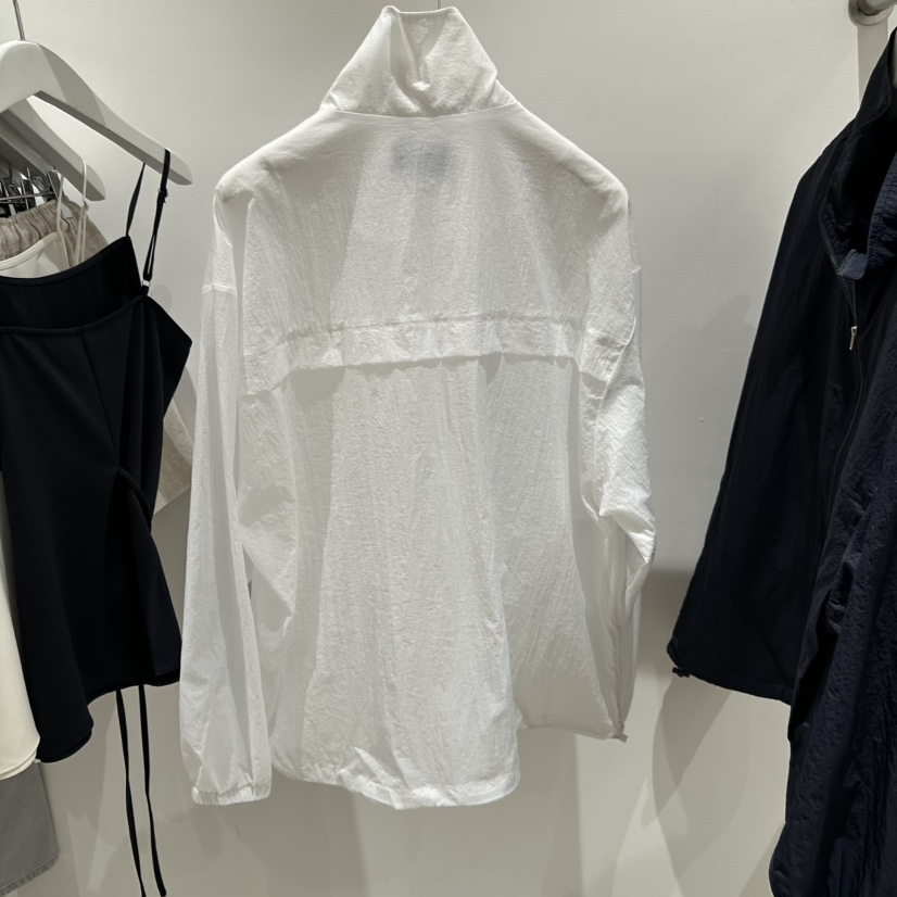 HELVETICA東大門直郵女裝新品休閑真品推薦25春夏夾克拉鏈透明HELVETICA夾克