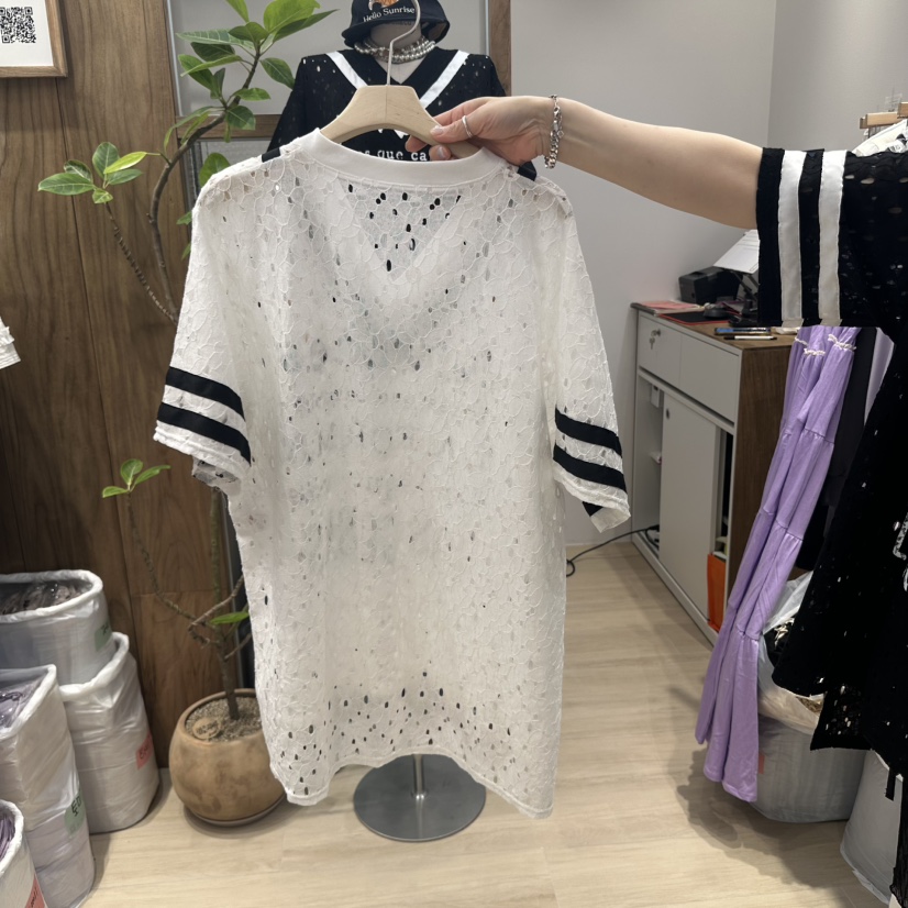 MARI CO韓國直郵女裝新款25春夏職業熱賣推薦休閑襯衫蕾絲衫MARI CO襯衫/蕾絲衫