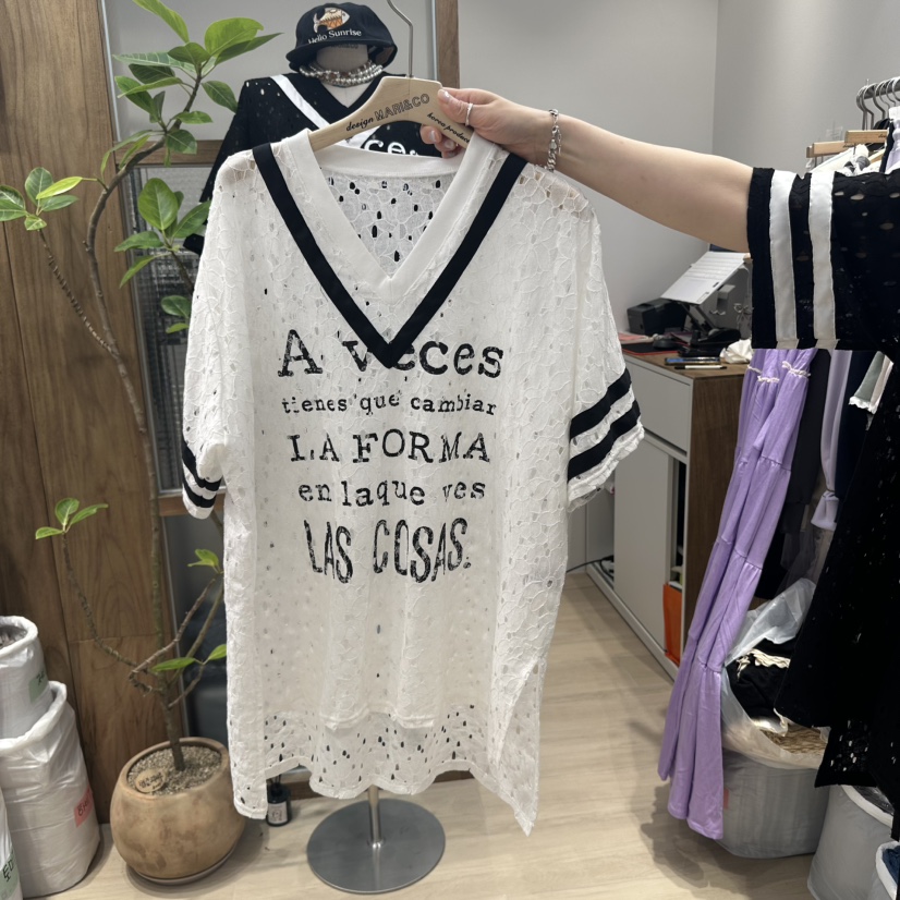 MARI CO韓國直郵女裝新款25春夏職業熱賣推薦休閑襯衫蕾絲衫MARI CO襯衫/蕾絲衫