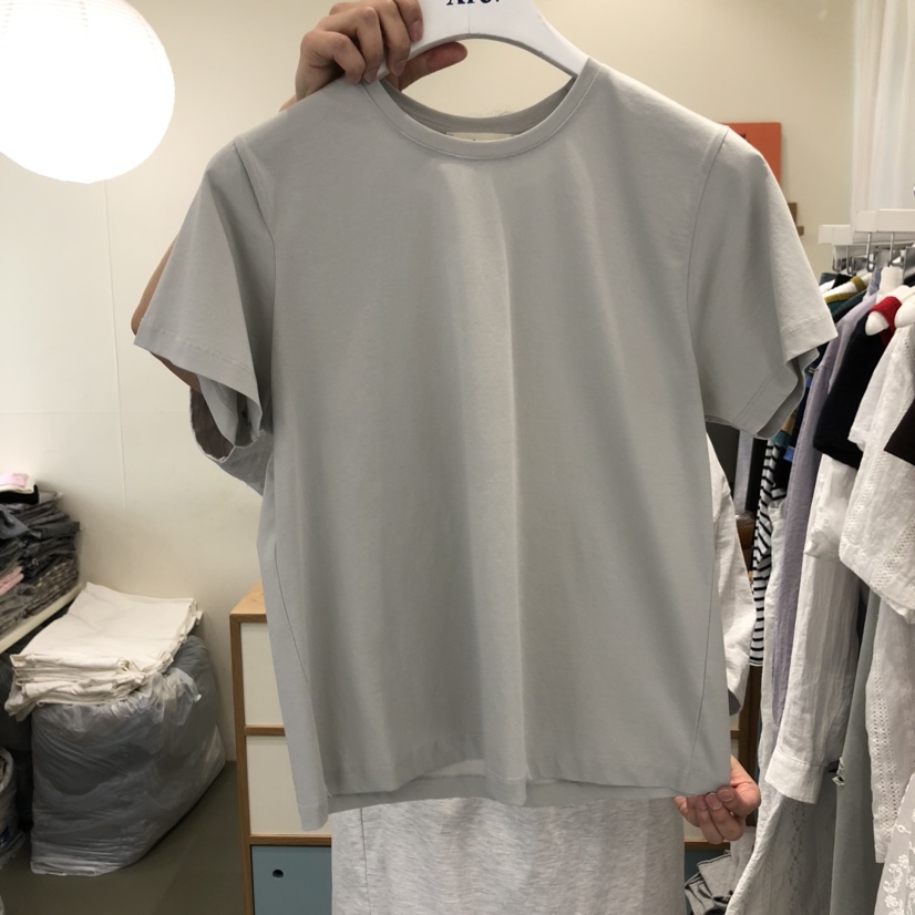 ARE東大門直郵女士新款人氣熱賣職業推薦休閑時尚25春夏T恤絲綢ARE YOU/ARET恤圖色4