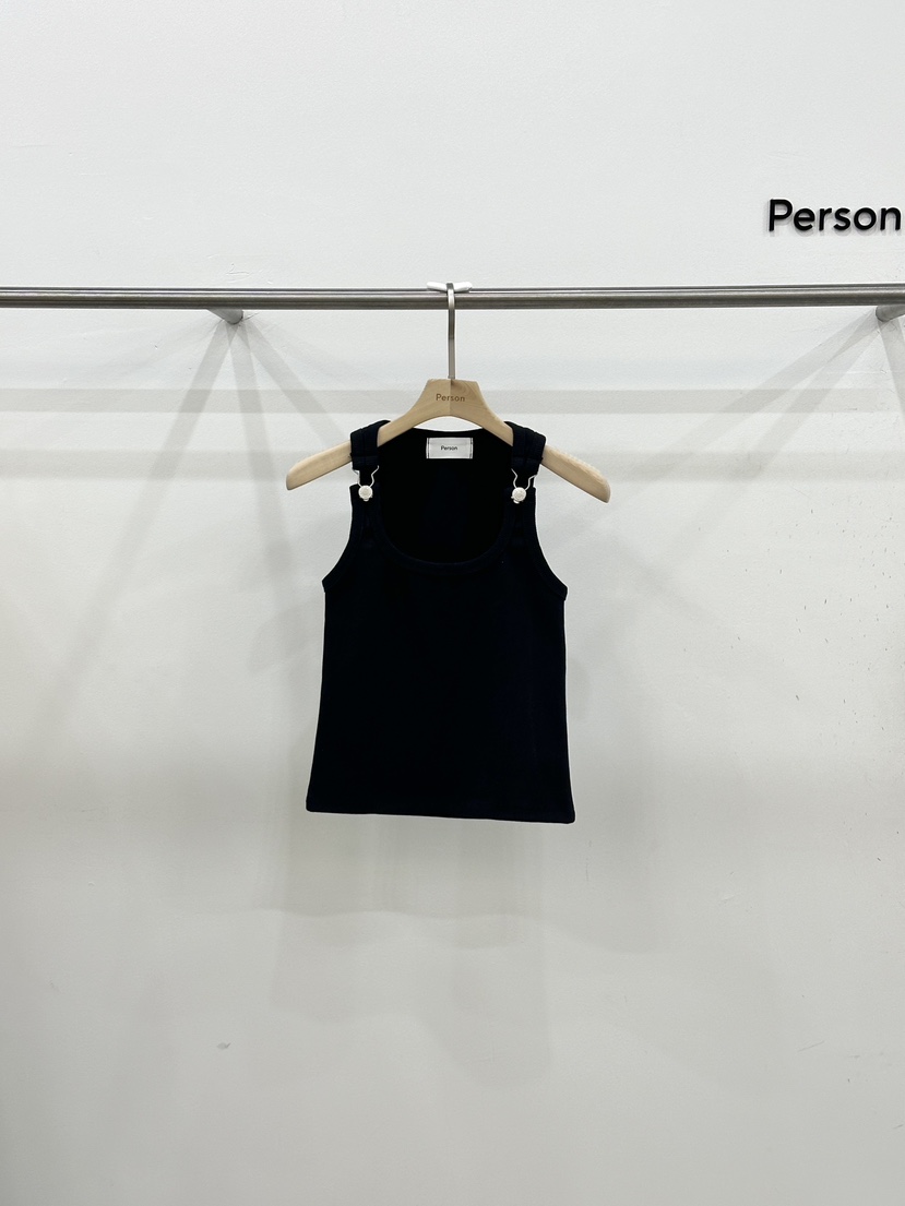 PERSON東大門代購女士新品休閑真品推薦職業熱賣25春夏吊帶背心PERSON吊帶/背心圖色3