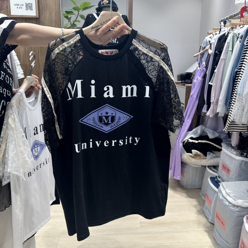 MARI CO東大門實拍女裝新品推薦25春夏時尚真品人氣熱賣T恤MARI COT恤圖色3