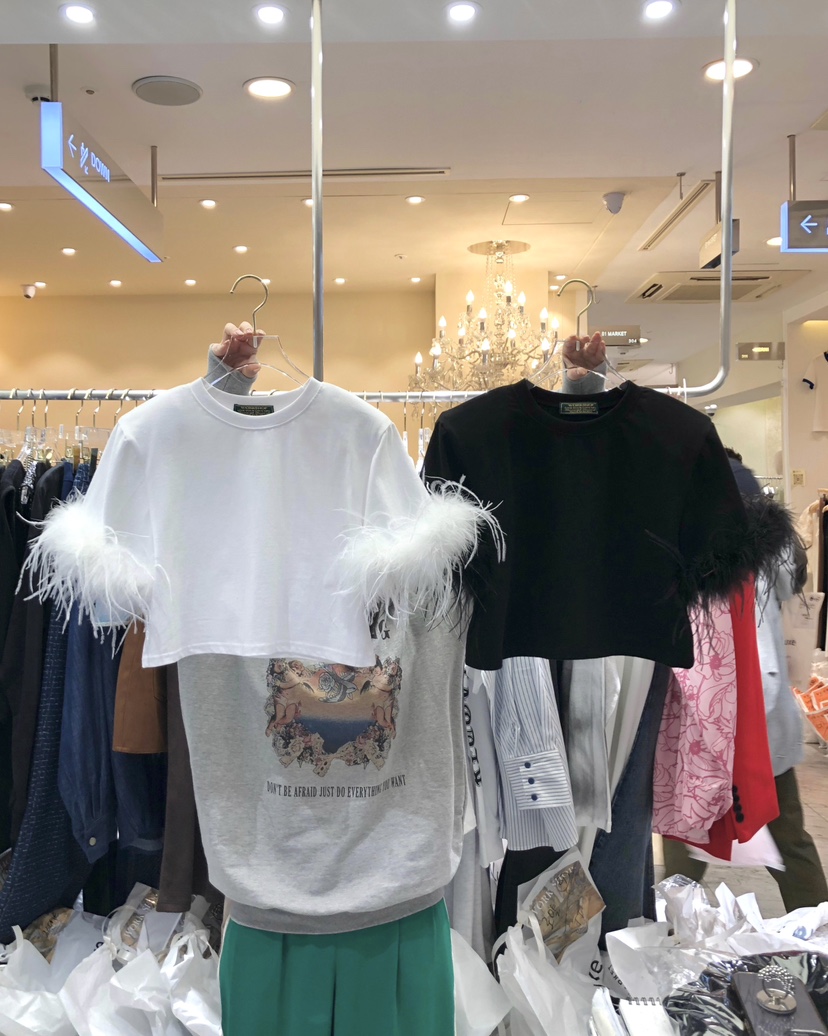 WORK SHOP東大門實拍女裝新款真品推薦人氣休閑25春夏熱賣T恤Work_shopT恤