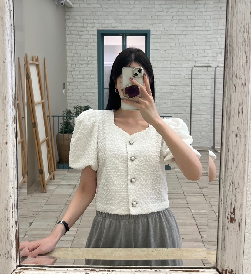 AMUSE SEOUL韓國直郵女裝新款真品25春夏職業人氣襯衫蕾絲衫AMUSE SEOUL襯衫/蕾絲衫