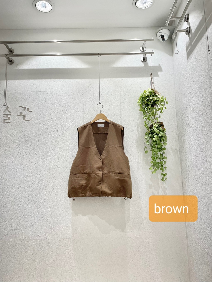 GALLERY-A東大門代購女士新款時尚25春夏真品馬甲不含內搭GALLERY馬甲圖色3