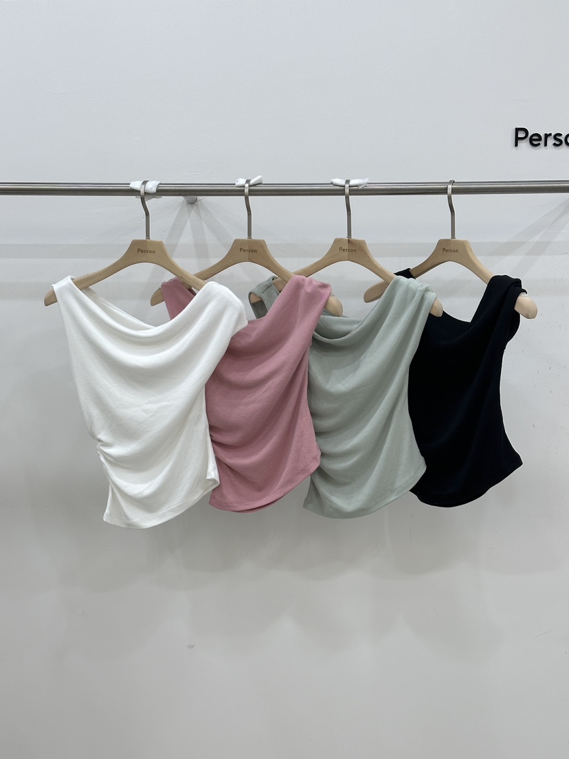 PERSON韓國直郵女士新款人氣職業時尚真品25春夏熱賣吊帶背心PERSON吊帶/背心