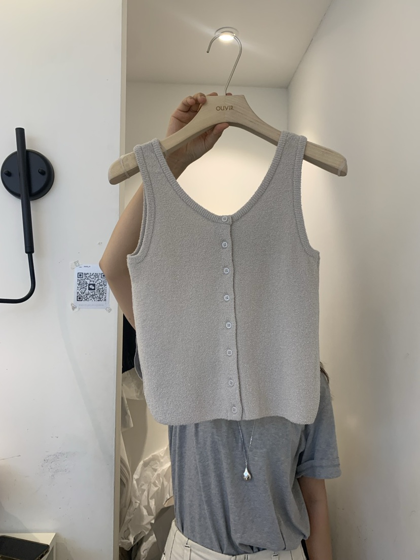 OUVIR東大門直郵女裝新品熱賣人氣休閑25春夏真品時尚吊帶背心O.V.R/OUVIR吊帶/背心圖色2