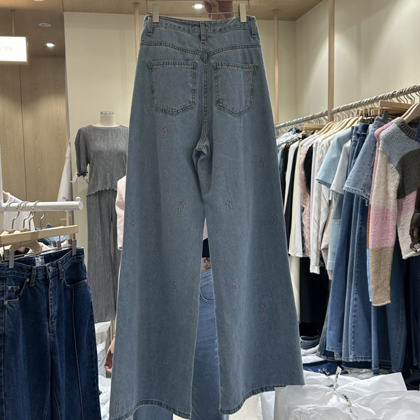 VINTAGE VIBE東大門實拍女士新款真品職業25春夏推薦牛仔褲VINTAGE VIBE牛仔褲