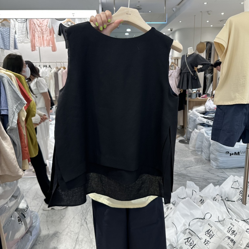 REVE-L東大門實拍女士新款休閑推薦真品熱賣職業25春夏吊帶背心REVE-L吊帶/背心圖色4