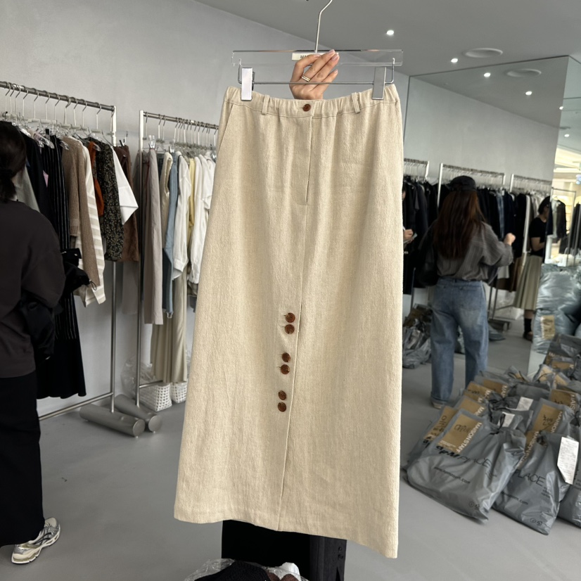 DOUBLE STANDARD/LE SMOKING/MAISONSTAFF東大門直郵女士新款時尚長裙MAISONSTAFF長裙圖色1