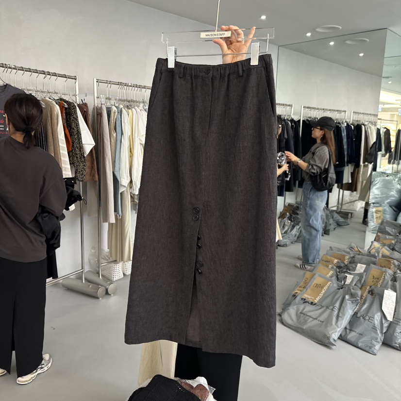 DOUBLE STANDARD/LE SMOKING/MAISONSTAFF東大門直郵女士新款時尚長裙MAISONSTAFF長裙圖色2