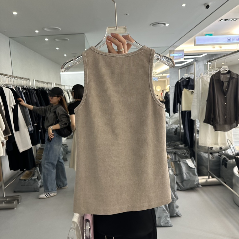 DOUBLE STANDARD/LE SMOKING/MAISONSTAFF東大門代購女裝新款熱賣吊帶背心MAISONSTAFF吊帶/背心