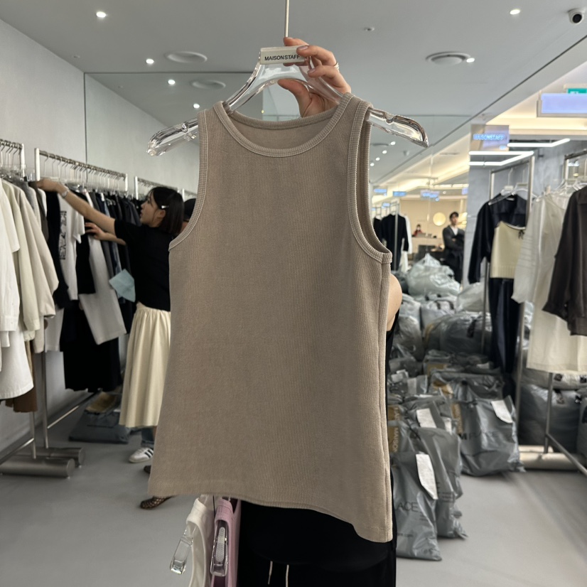 DOUBLE STANDARD/LE SMOKING/MAISONSTAFF東大門代購女裝新款熱賣吊帶背心MAISONSTAFF吊帶/背心圖色1