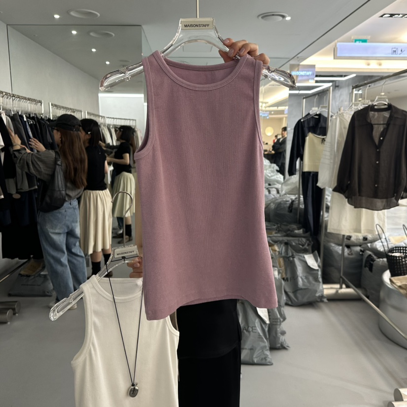 DOUBLE STANDARD/LE SMOKING/MAISONSTAFF東大門代購女裝新款熱賣吊帶背心MAISONSTAFF吊帶/背心圖色2