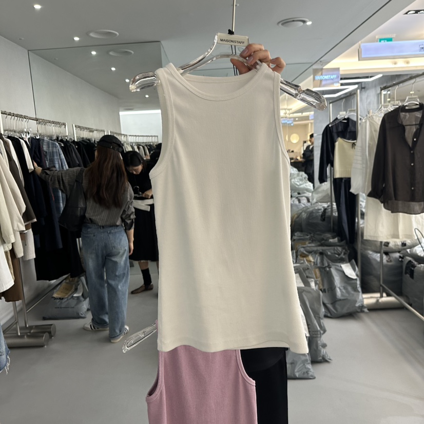 DOUBLE STANDARD/LE SMOKING/MAISONSTAFF東大門代購女裝新款熱賣吊帶背心MAISONSTAFF吊帶/背心圖色3