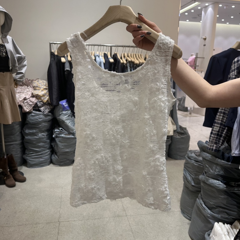SUNDER MARKET韓國代購女裝新款時尚25春夏人氣推薦吊帶背心SUNDER MARKET吊帶/背心