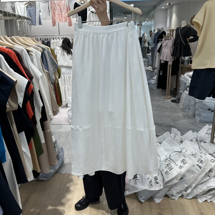 REVE-L東大門代購女裝新品推薦25春夏真品職業人氣休閑長裙REVE-L長裙
