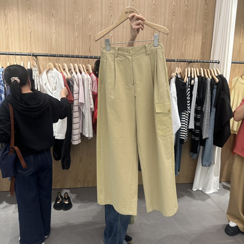 STAYFELT/OF NOTE韓國代購女裝新款休閑推薦職業25春夏休閑褲OF NOTE/STAYFELT休閑褲