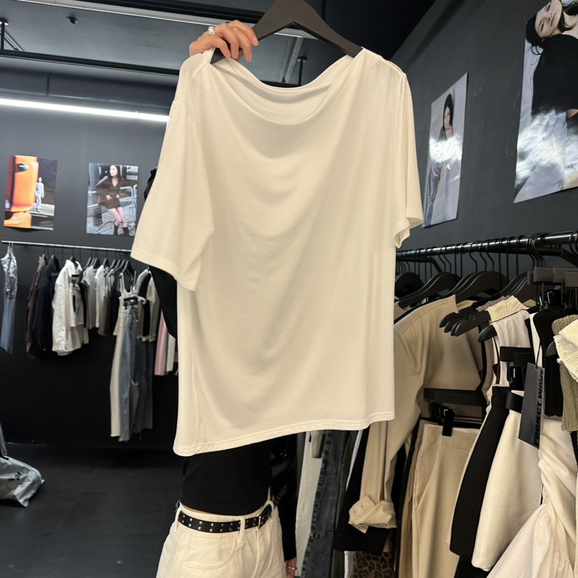PROJECT WAVE-P東大門實拍女士新品真品25春夏時尚推薦T恤PROJECT WAVET恤圖色3