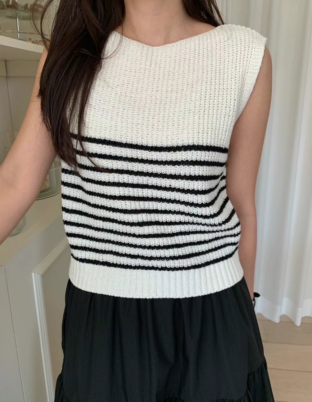 ALLU韓國直郵女士新款職業25春夏熱賣推薦休閑時尚真品針織衫ALLU針織衫