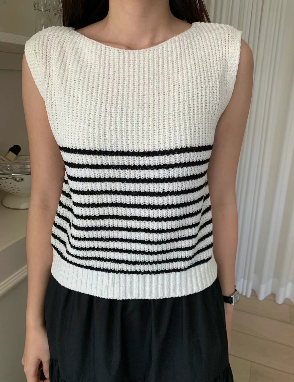 ALLU韓國直郵女士新款職業25春夏熱賣推薦休閑時尚真品針織衫ALLU針織衫