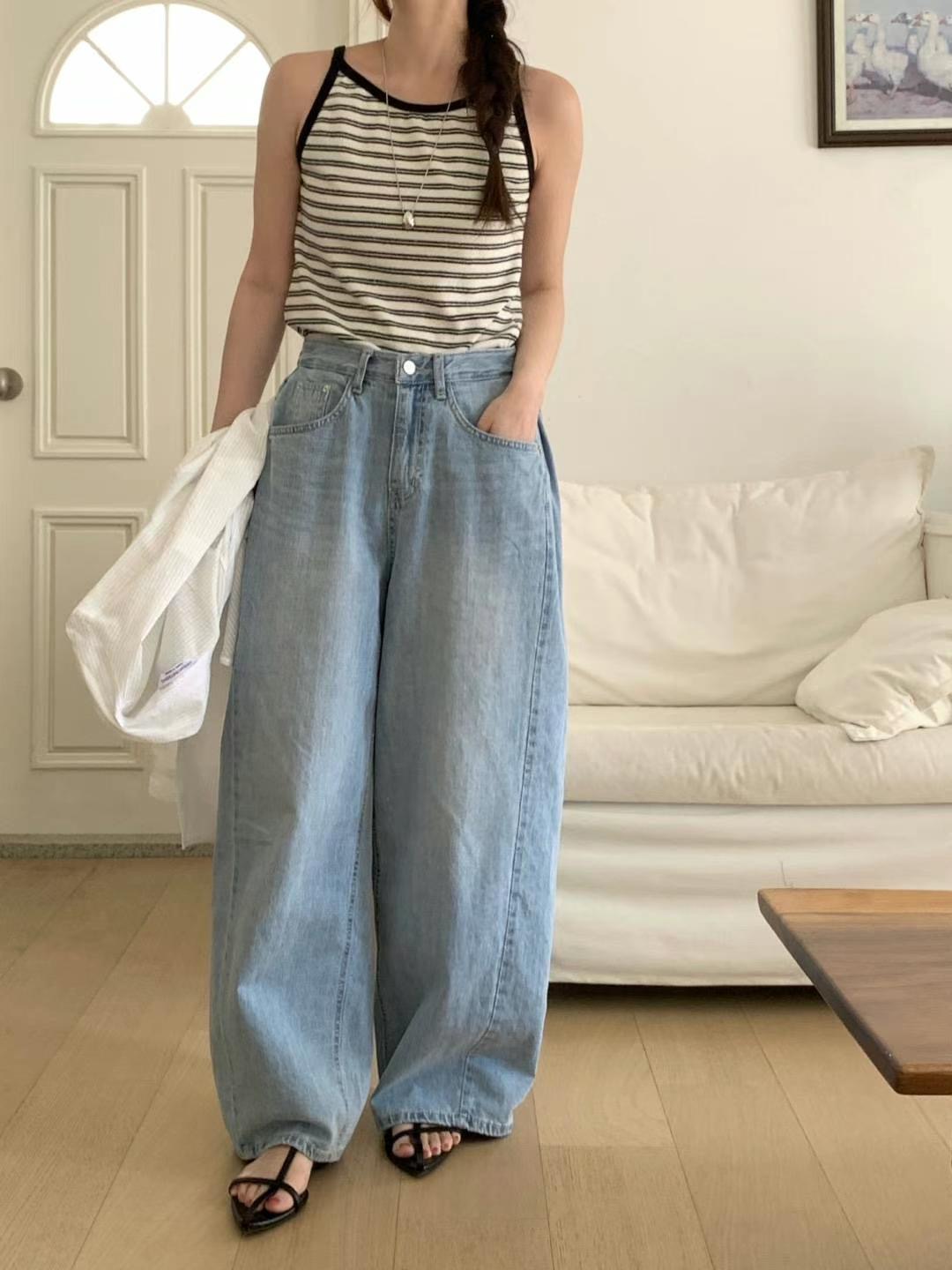 ONEMORETHING東大門實拍女裝新款職業真品人氣25春夏牛仔褲ONEMORETHING牛仔褲