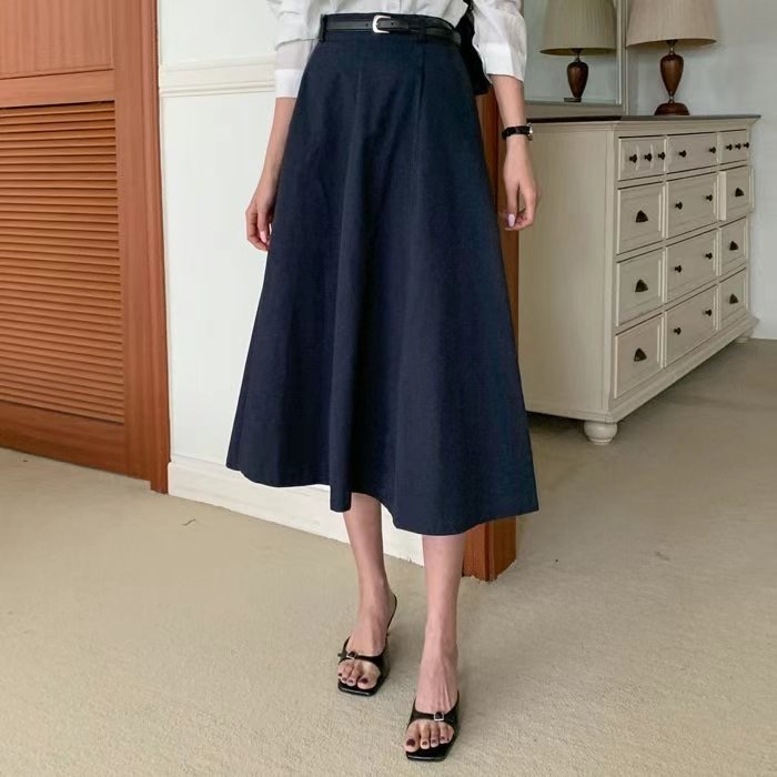ALLU韓國代購女裝新品休閑時尚25春夏人氣熱賣半身裙中短裙ALLU半身裙/中短裙