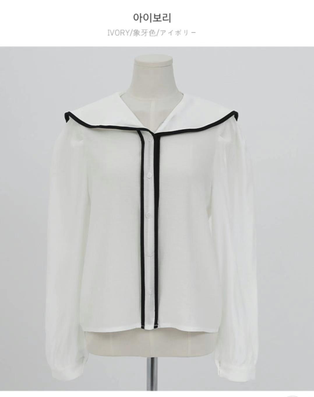 COCOS/ONE TOP東大門直郵女士新品休閑熱賣職業襯衫蕾絲衫COCOS/ONE TOP襯衫/蕾絲衫圖色2