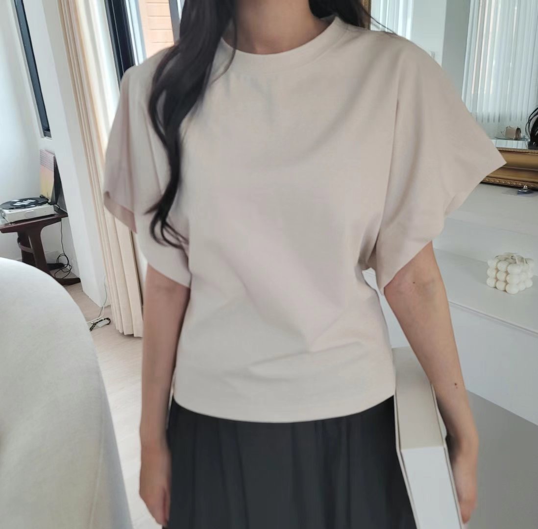 ALLU韓國直郵女裝新款人氣職業真品休閑時尚熱賣25春夏推薦T恤ALLUT恤圖色2