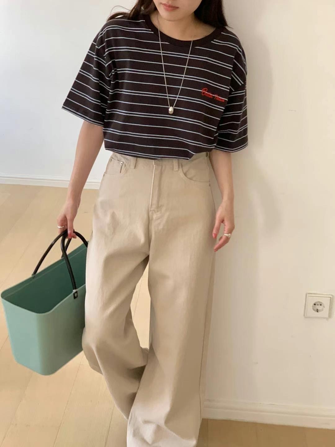 ONEMORETHING韓國直郵女裝新品休閑真品推薦熱賣人氣職業T恤ONEMORETHINGT恤