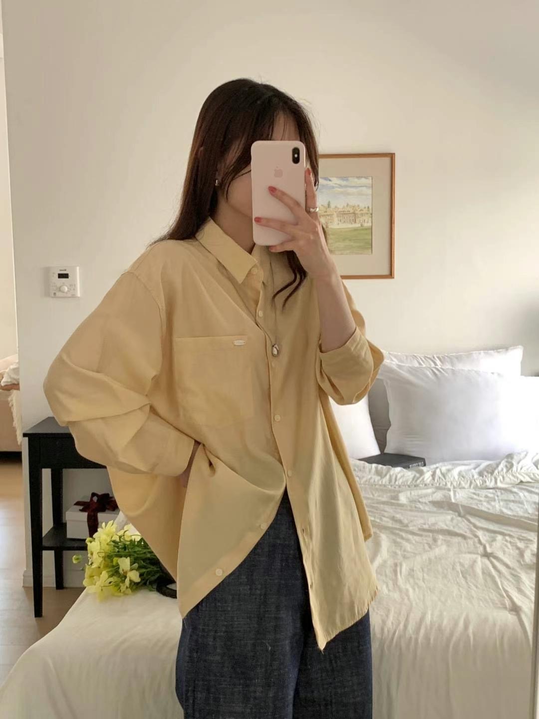ONEMORETHING韓國直郵女士新款熱賣真品職業25春夏襯衫蕾絲衫ONEMORETHING襯衫/蕾絲衫圖色3