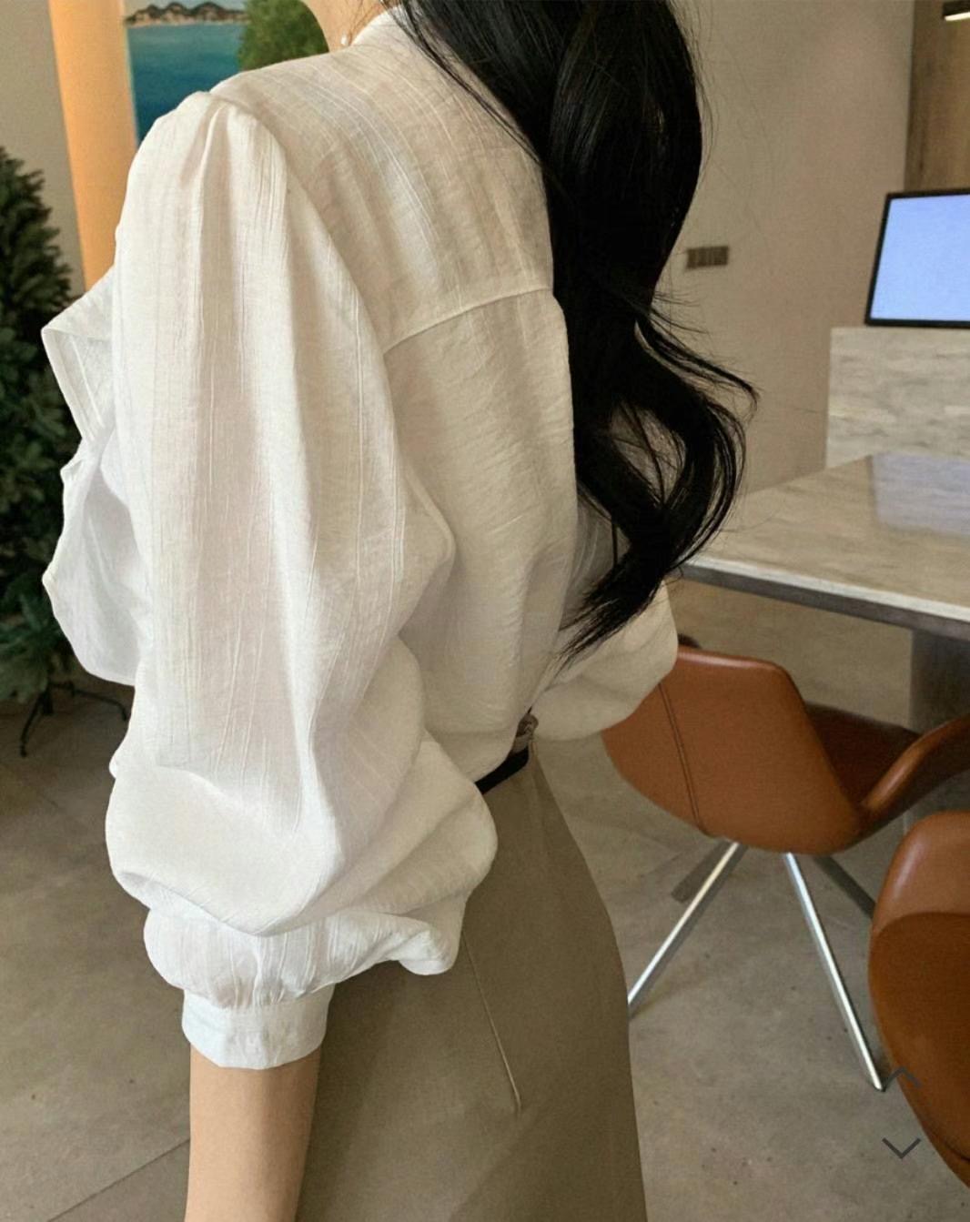 COCOS/ONE TOP東大門直郵女裝新款真品25春夏時尚襯衫蕾絲衫COCOS/ONE TOP襯衫/蕾絲衫