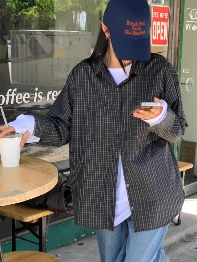 ONEMORETHING韓國代購女士新品真品推薦人氣休閑襯衫蕾絲衫ONEMORETHING襯衫/蕾絲衫圖色2