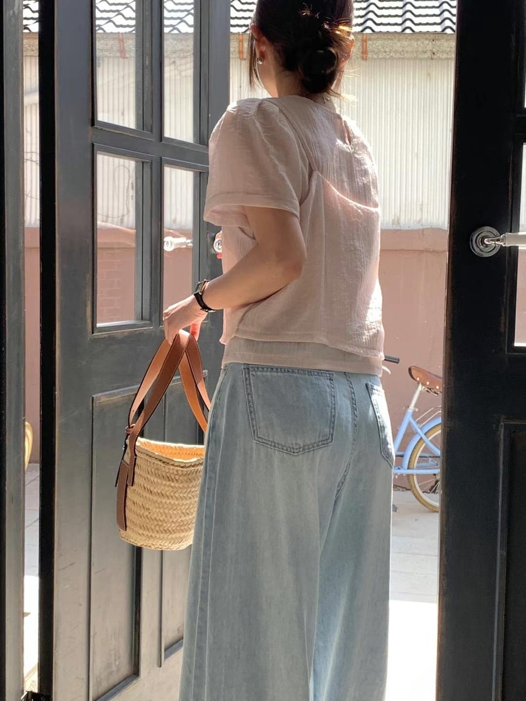 ONEMORETHING韓國直郵女士新款熱賣職業休閑時尚推薦牛仔褲ONEMORETHING牛仔褲
