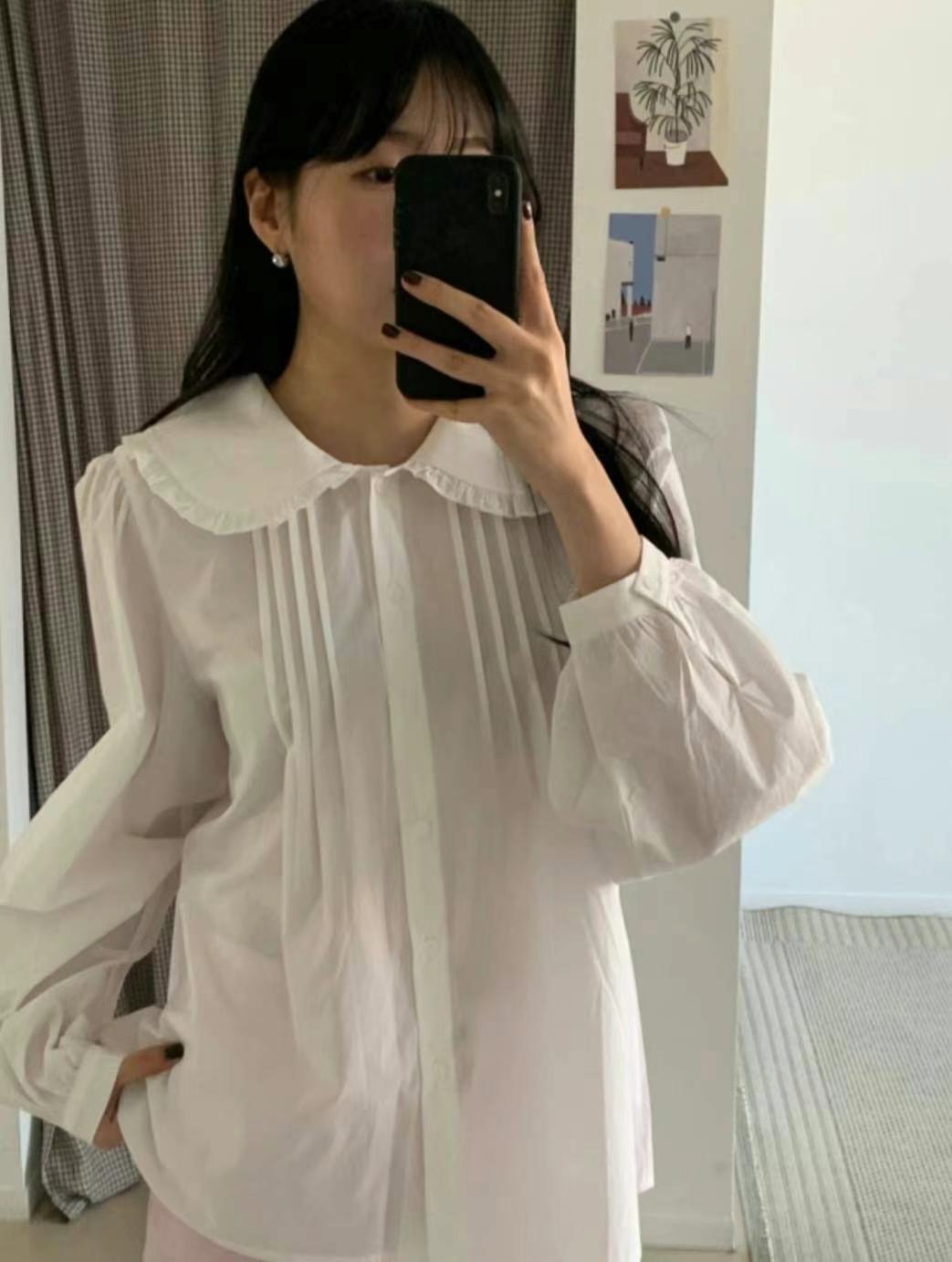 ONEMORETHING東大門直郵女裝新品真品推薦25春夏襯衫蕾絲衫ONEMORETHING襯衫/蕾絲衫