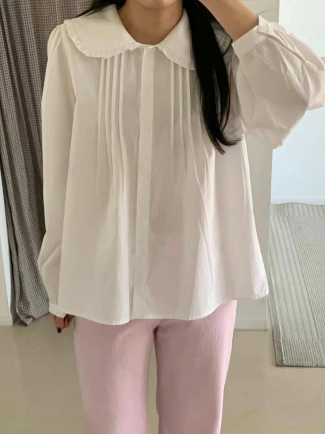 ONEMORETHING東大門直郵女裝新品真品推薦25春夏襯衫蕾絲衫ONEMORETHING襯衫/蕾絲衫