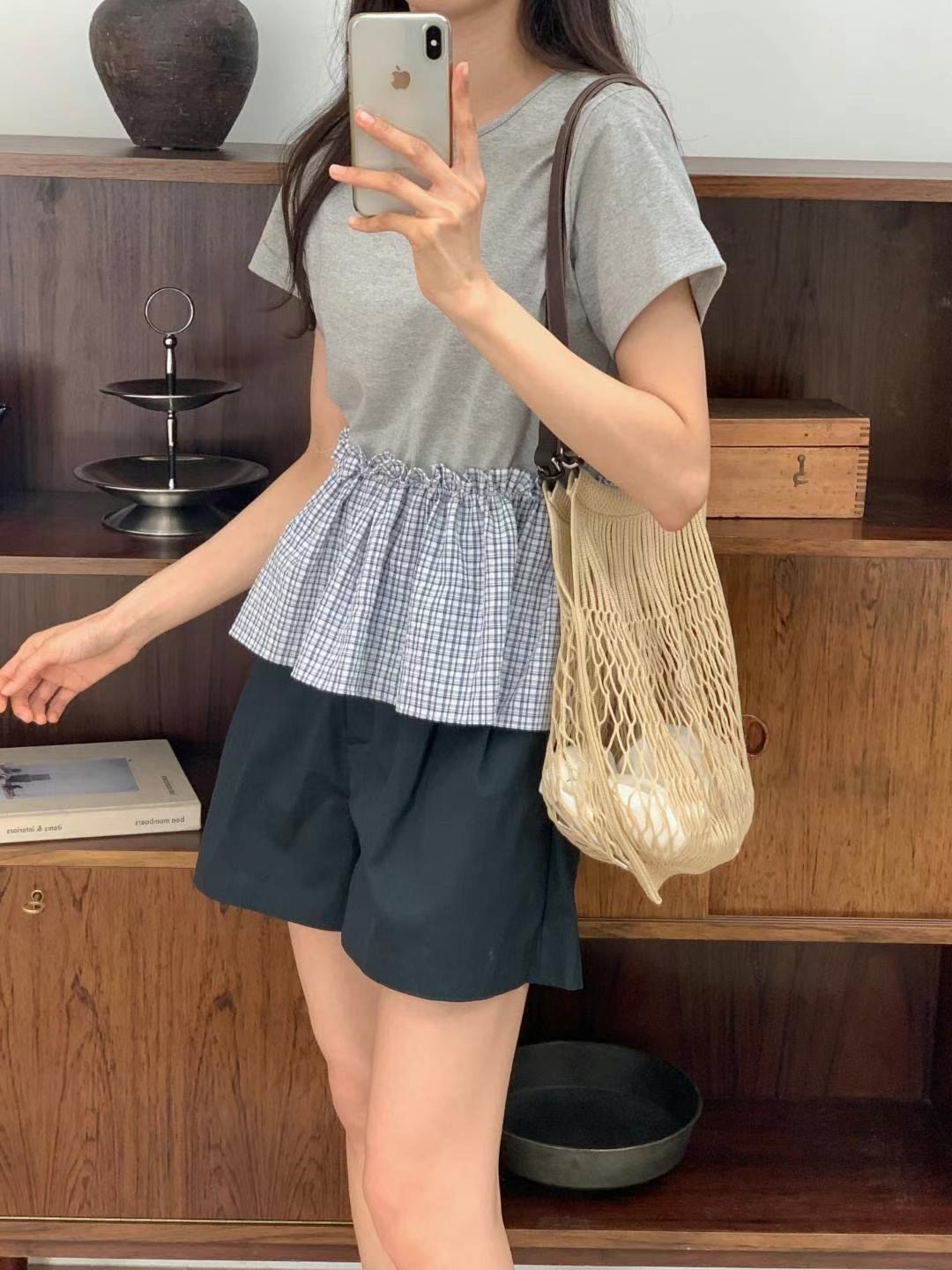 SALT.B東大門實拍女士新品真品休閑職業人氣熱賣推薦25春夏T恤SALT.BT恤
