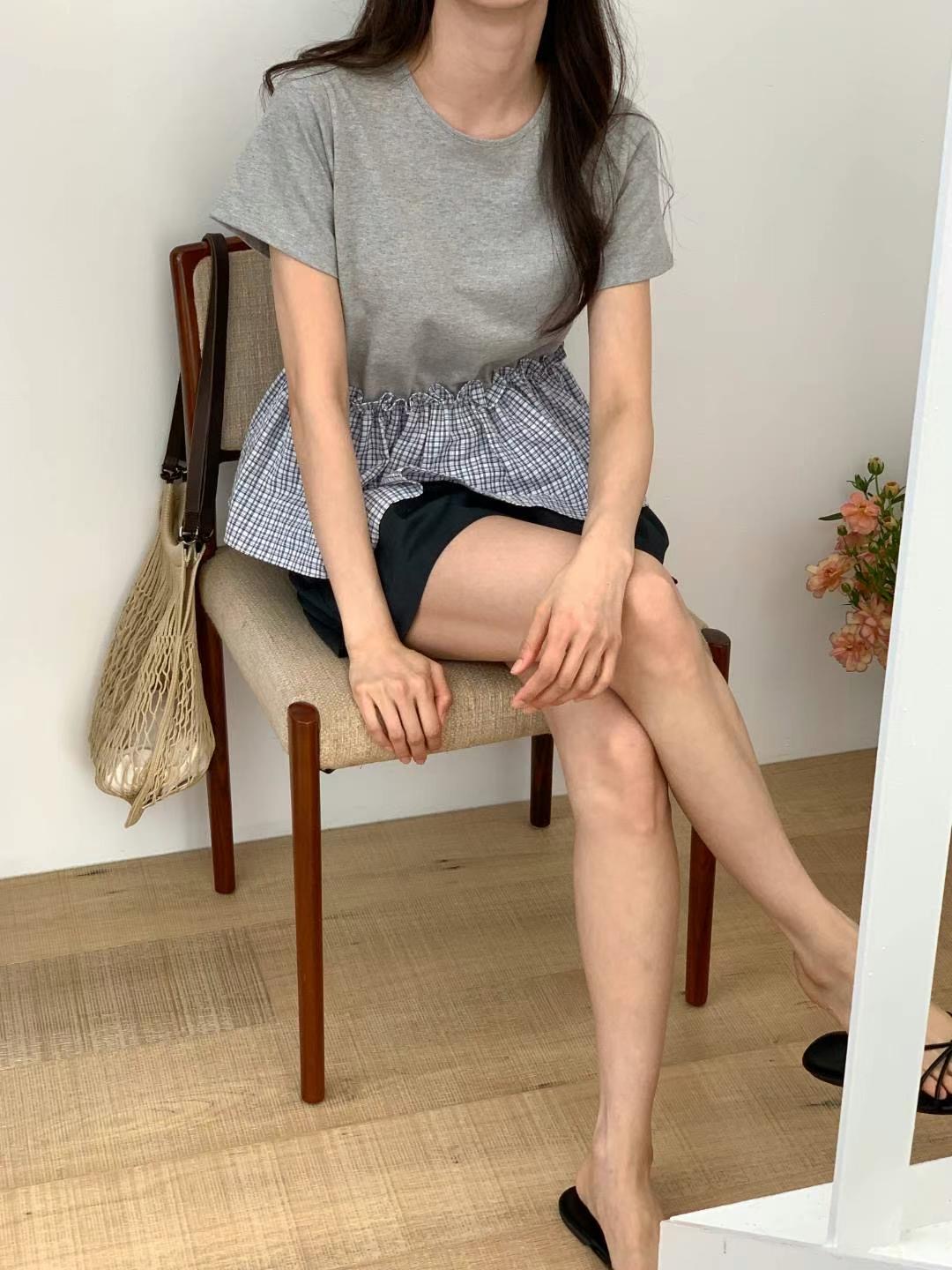 SALT.B東大門實拍女士新品真品休閑職業人氣熱賣推薦25春夏T恤SALT.BT恤圖色2
