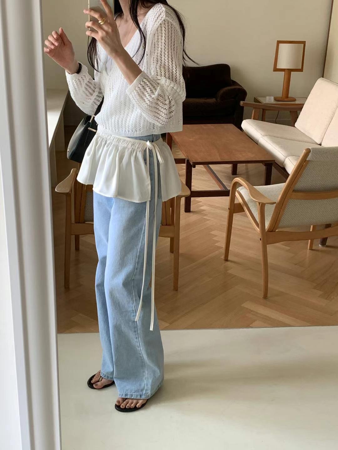 SALT.B韓國代購女士新款時尚職業人氣熱賣推薦休閑25春夏短裙SALT.B短裙