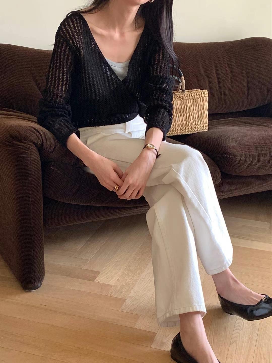 SALT.B韓國代購女裝新品人氣時尚真品推薦25春夏休閑針織衫SALT.B針織衫
