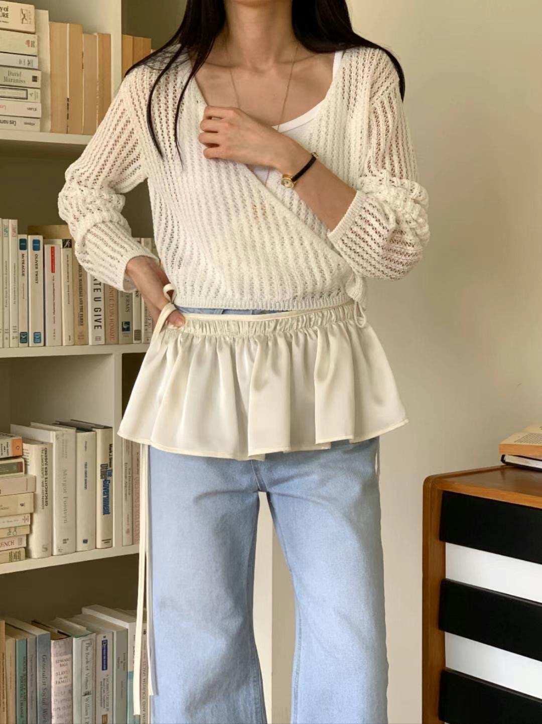 SALT.B韓國代購女裝新品人氣時尚真品推薦25春夏休閑針織衫SALT.B針織衫