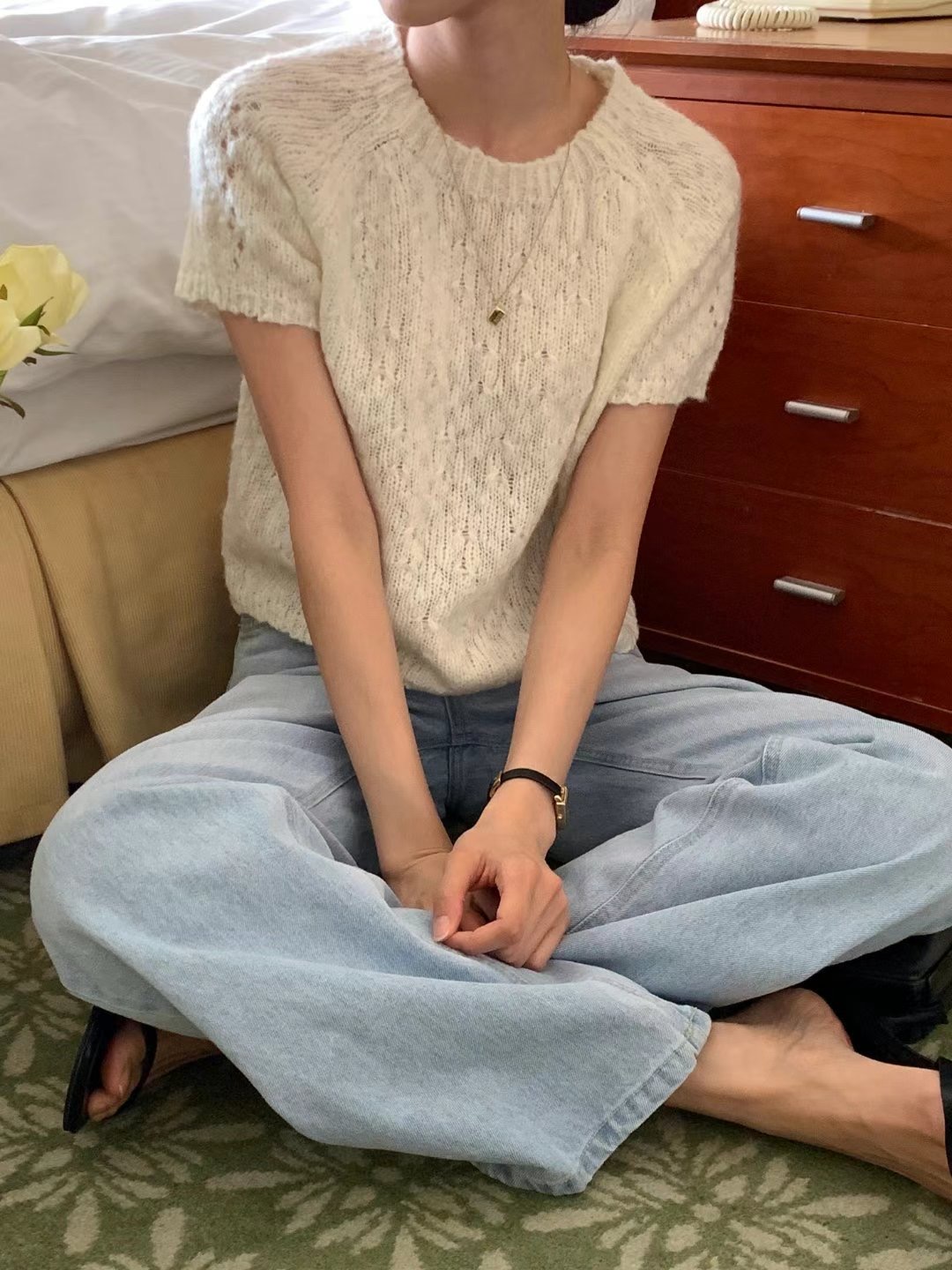SALT.B韓國直郵女士新款推薦25春夏職業真品人氣熱賣針織衫SALT.B針織衫