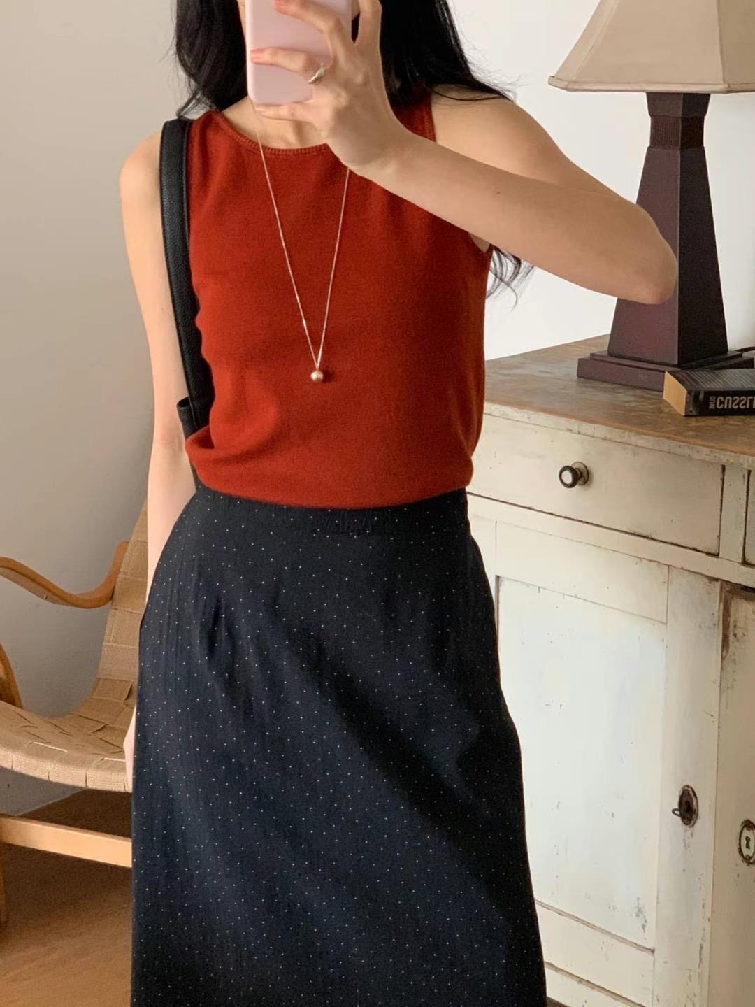 ONEMORETHING東大門代購女裝新品人氣25春夏職業休閑吊帶背心ONEMORETHING吊帶/背心
