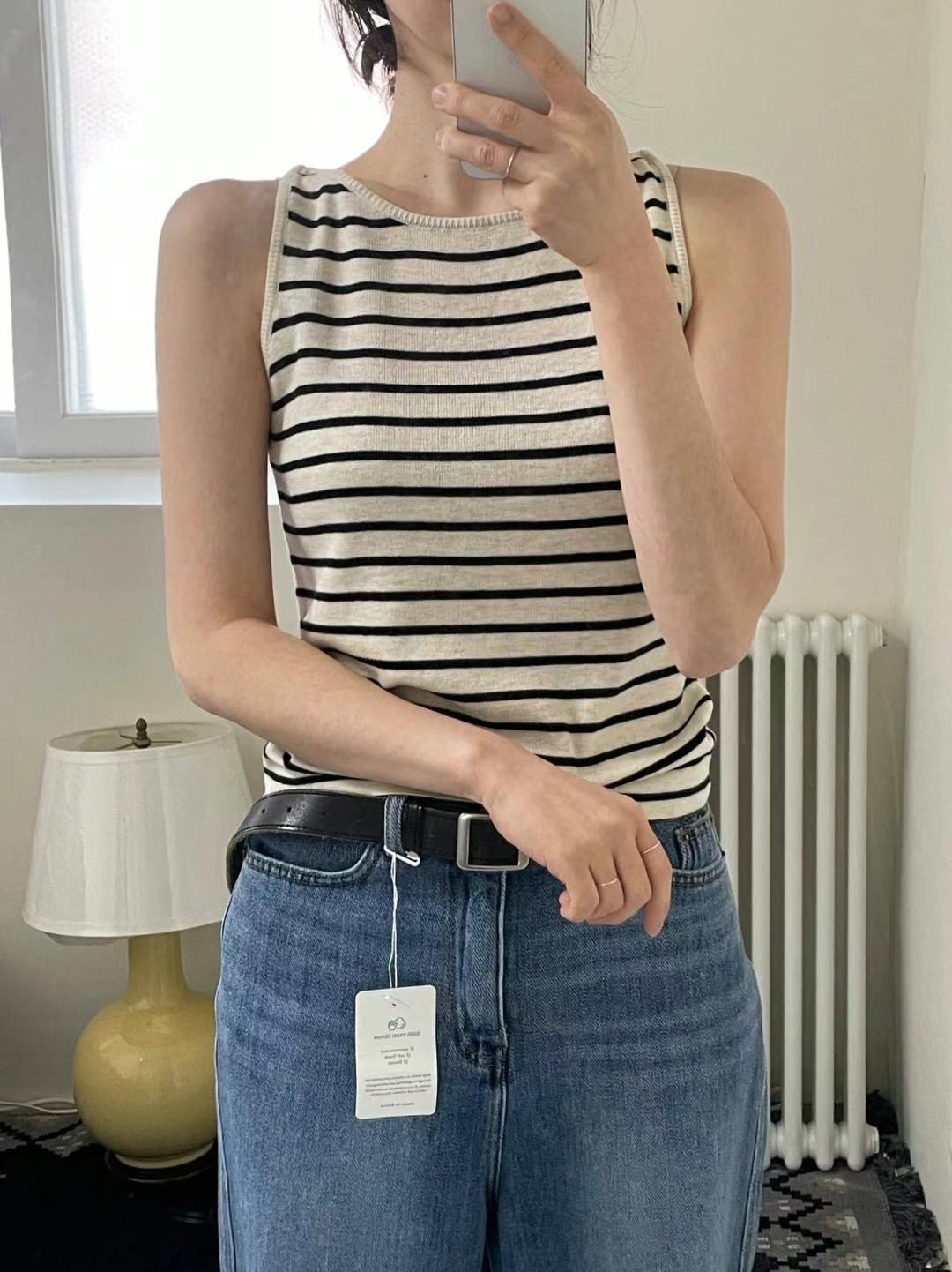 ONEMORETHING東大門代購女裝新品人氣25春夏職業休閑吊帶背心ONEMORETHING吊帶/背心