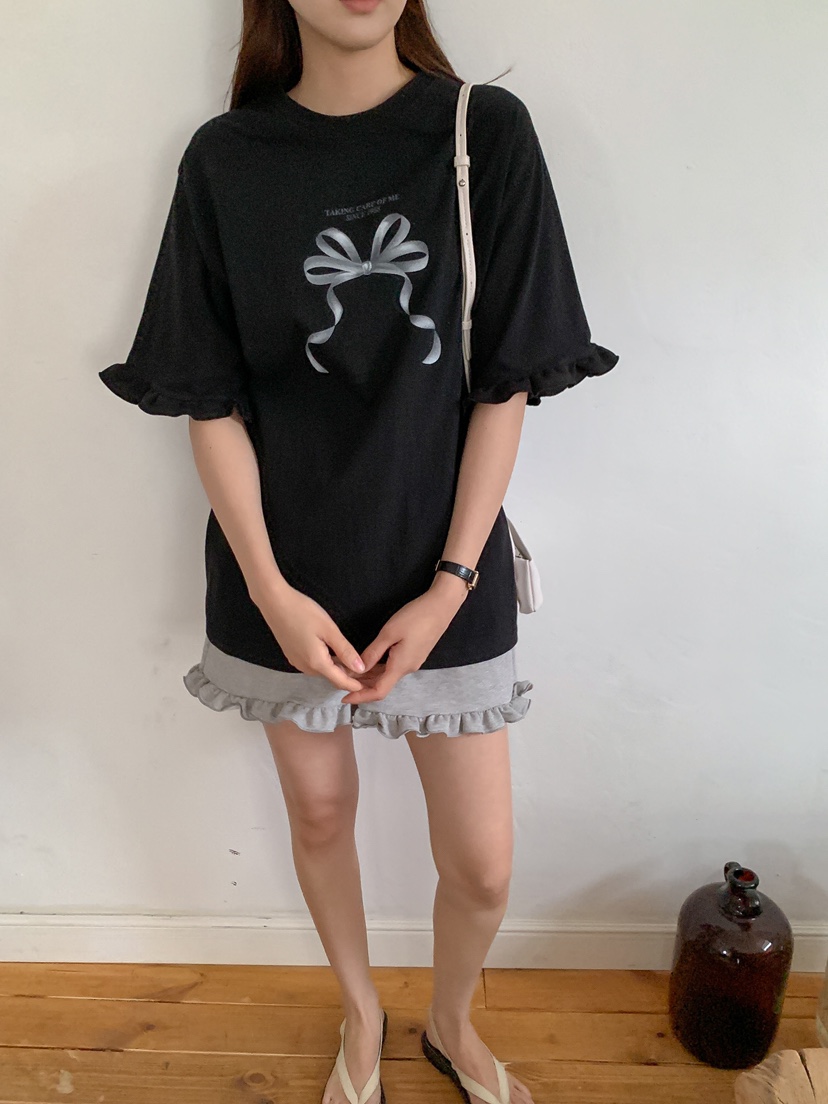 YES韓國代購女裝新款時尚休閑推薦25春夏熱賣真品人氣職業T恤YEST恤