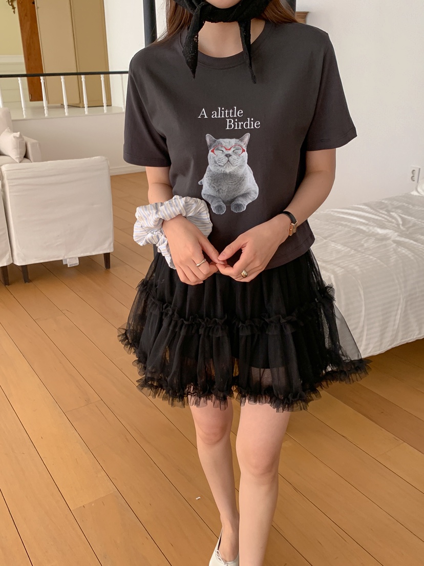 YES韓國代購女裝新款熱賣人氣25春夏真品職業休閑推薦時尚T恤YEST恤