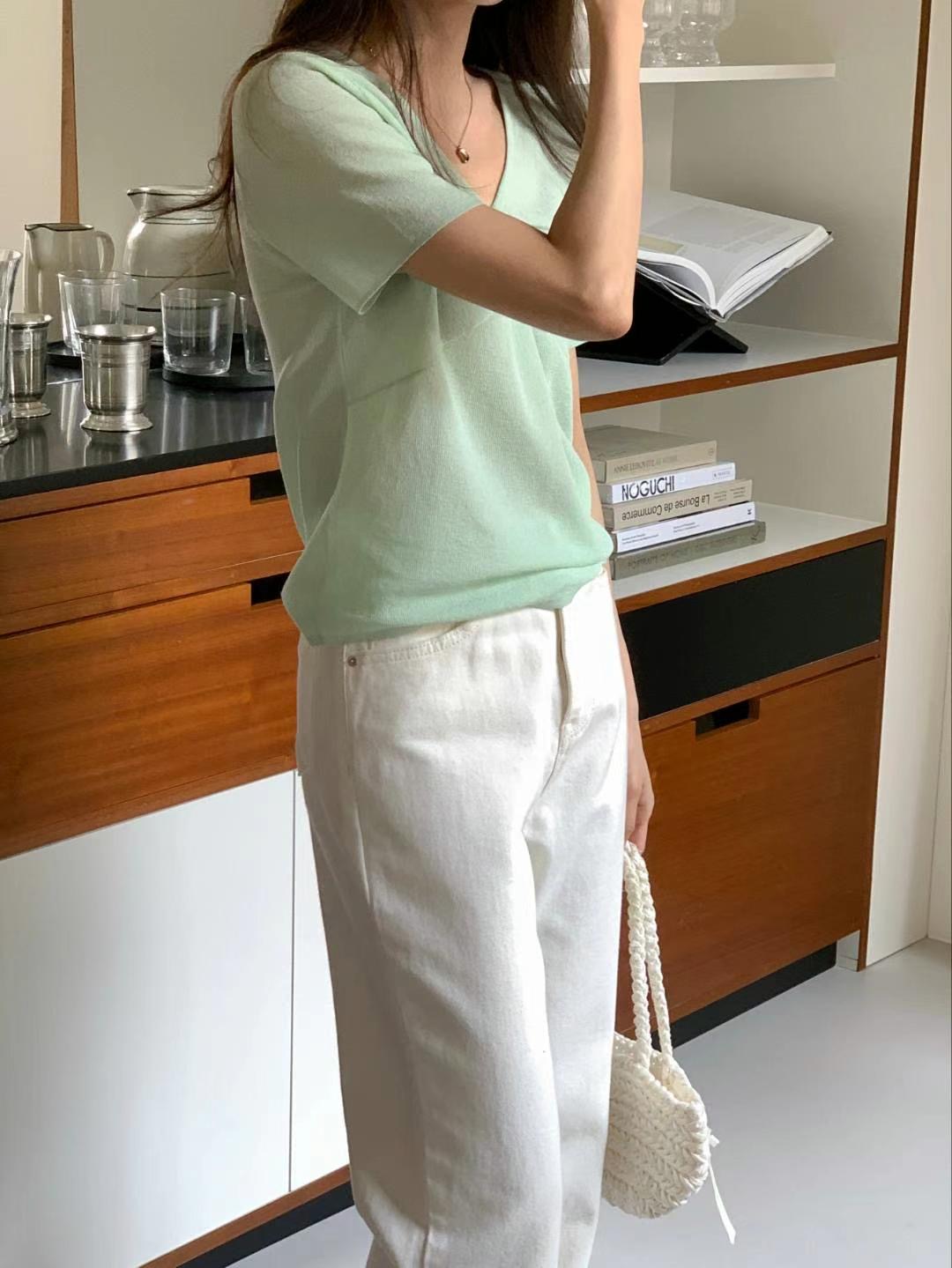 SALT.B東大門代購女裝新品25春夏推薦職業時尚真品休閑針織衫SALT.B針織衫